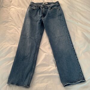 Abercrombie low rise baggy jeans